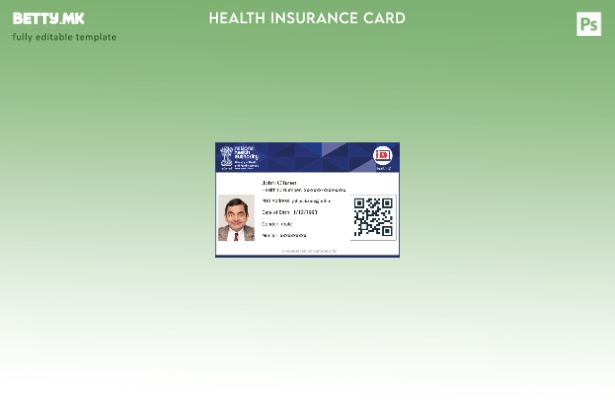 Модерен стил Индискиот Национален здравствен орган за здравствена лична карта ша